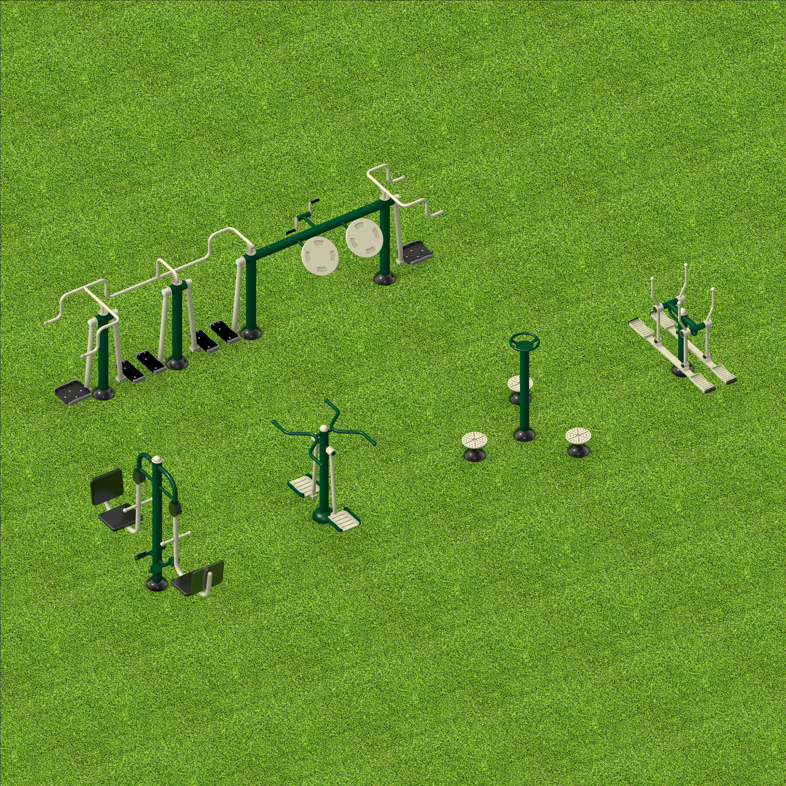 15 User Gym Stations