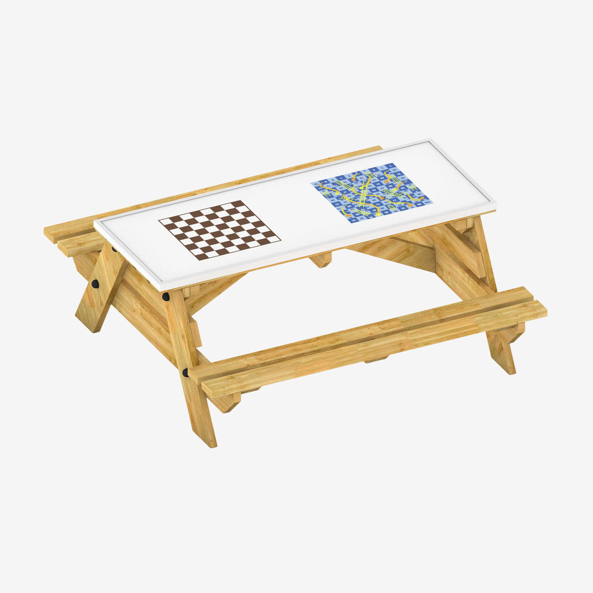 Games Top Table - Snakes and Chess