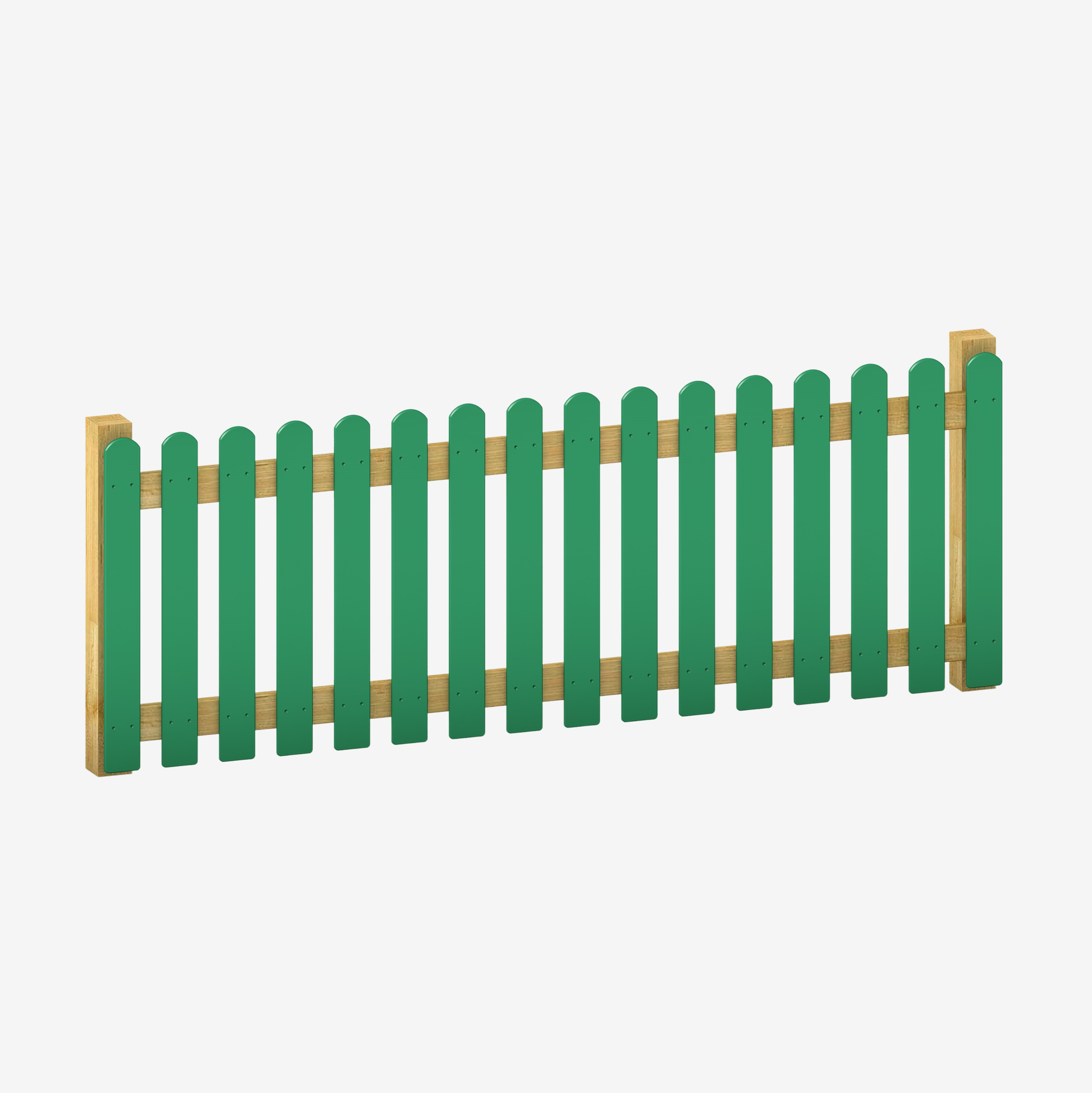 HDPE Bow Top Fence 1m