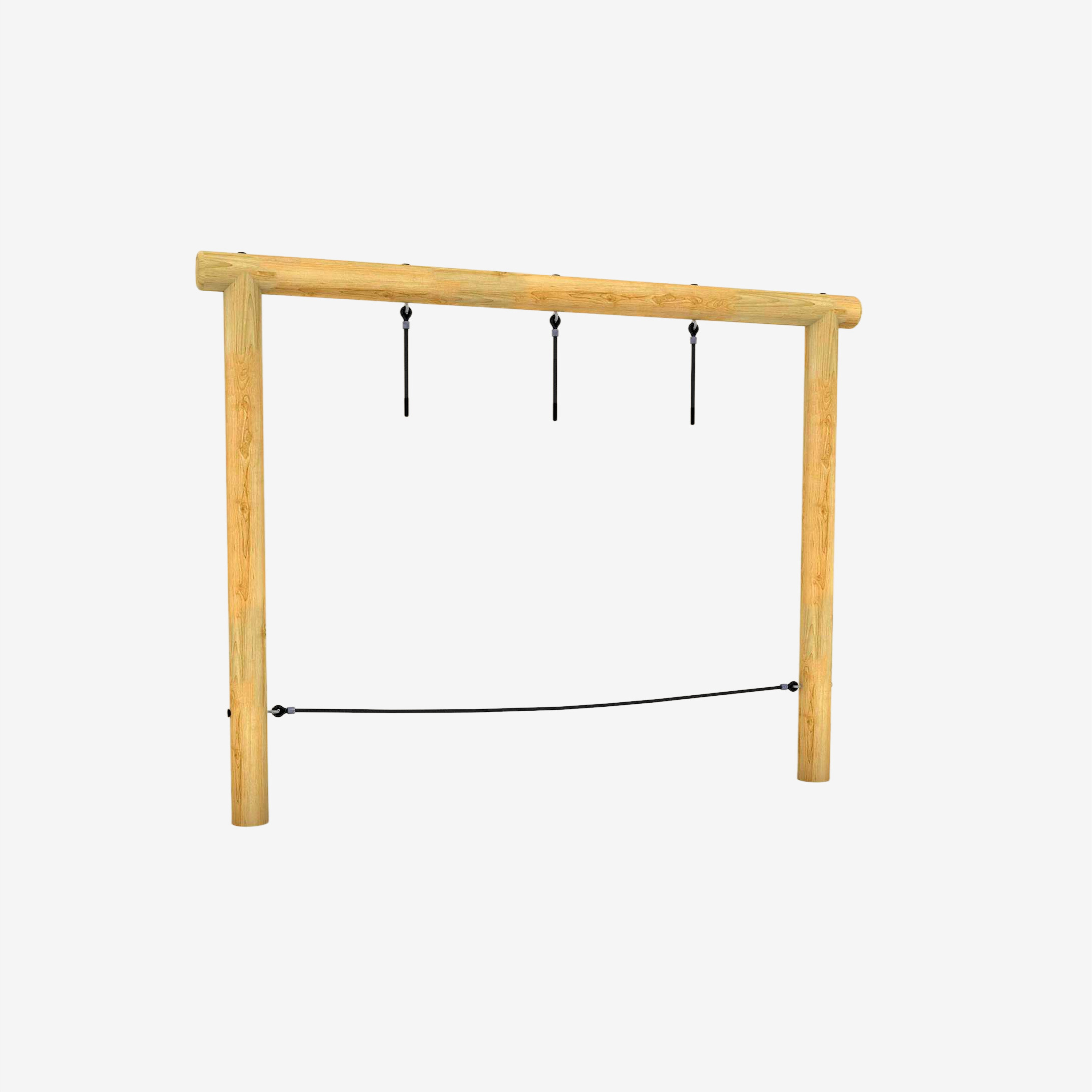 Hanging Rope Tightrope Traverse