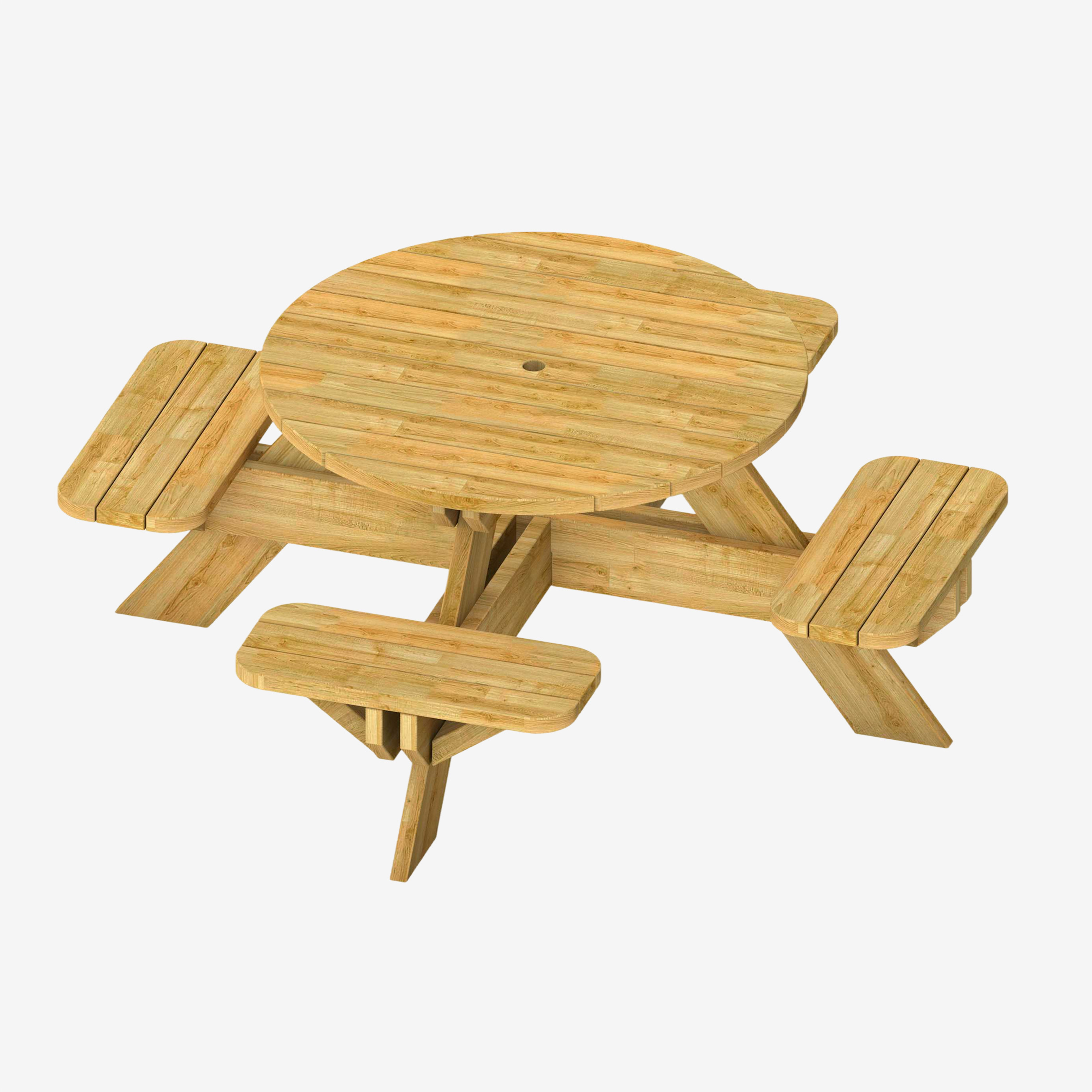 Round Picnic Table