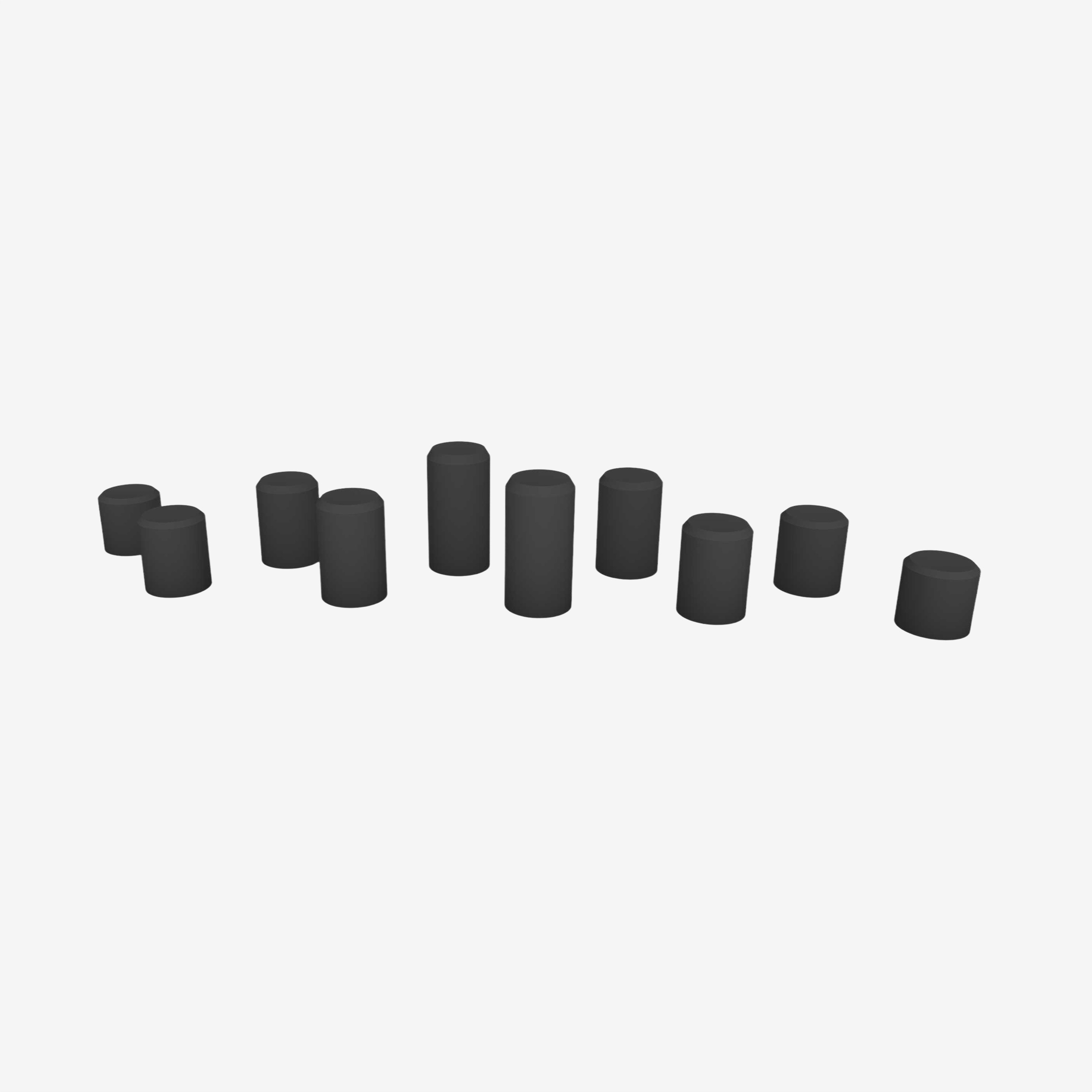 Rubber Step Posts (Set of 10)