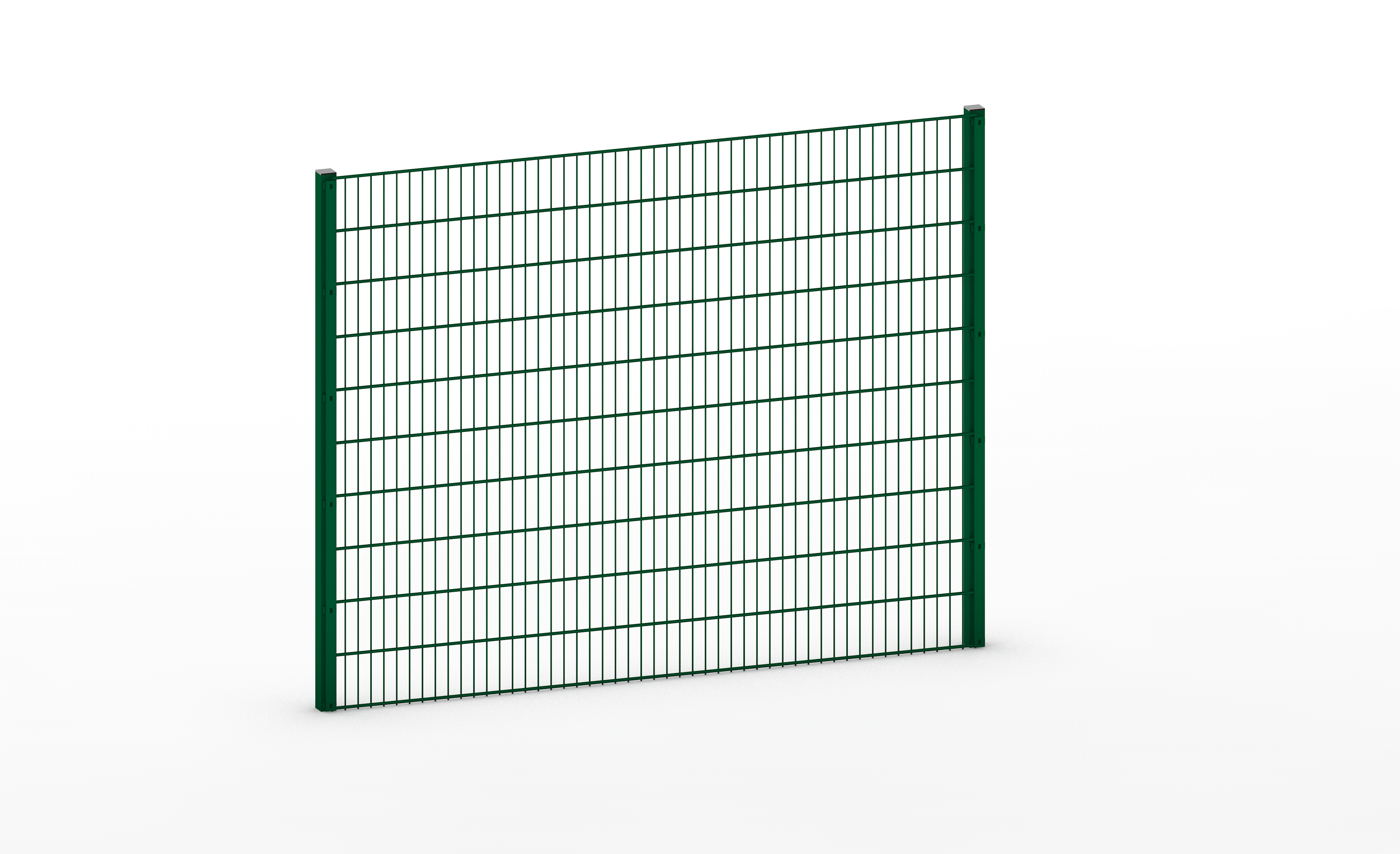 2m High MUGA Fence Panel Render