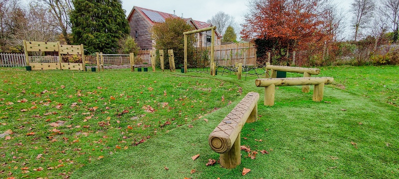 Trim Trail and All Weather Play Area for Cherhill Primary School