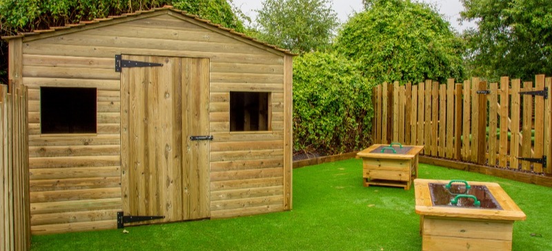 Outdoor Classroom and Woodland Area - Easton Royal Academy