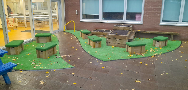 Key Stage 3 Seating Area for Fairfield High School