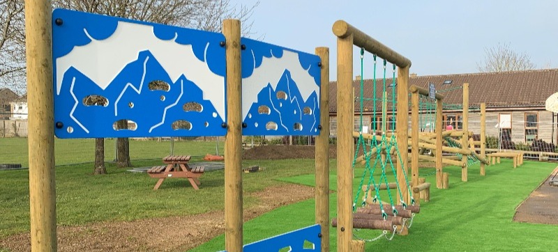 A trim trail for Hayesdown First School