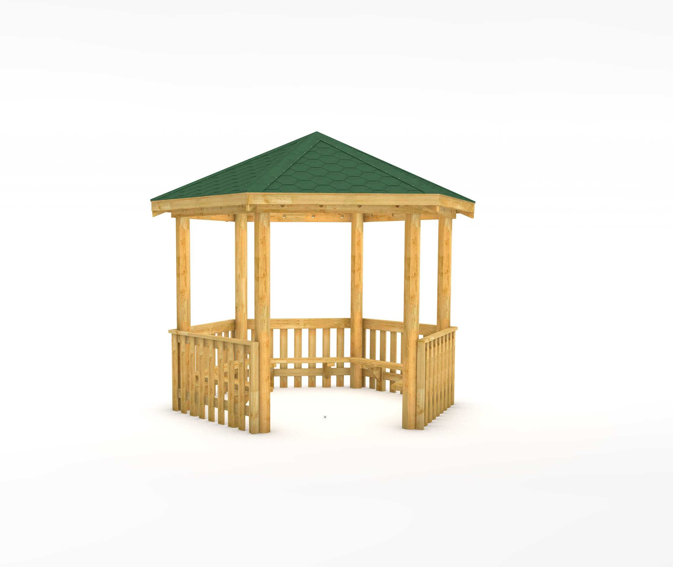 3.5m Gazebo without decked base