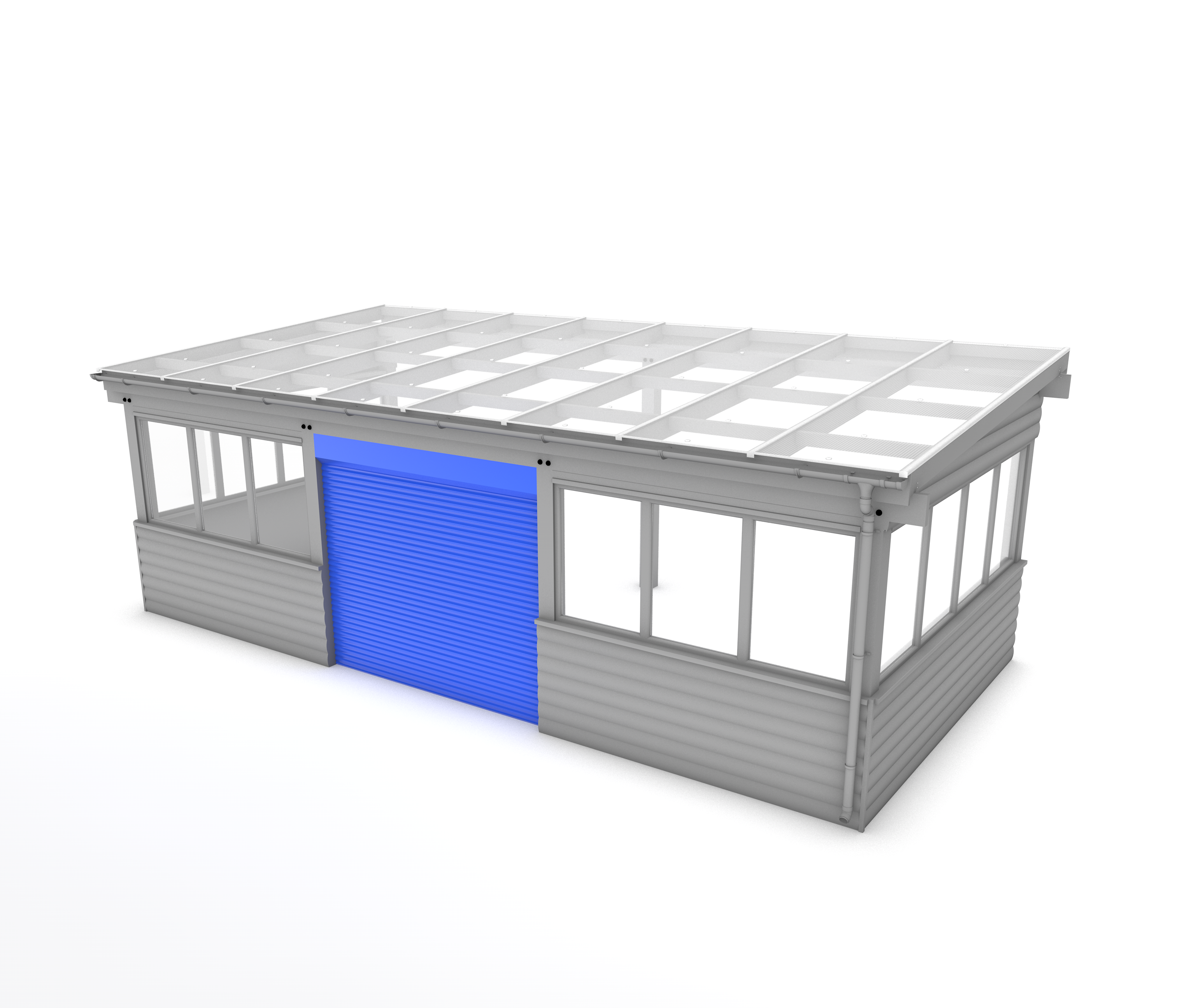 Canopy with Roller Doors