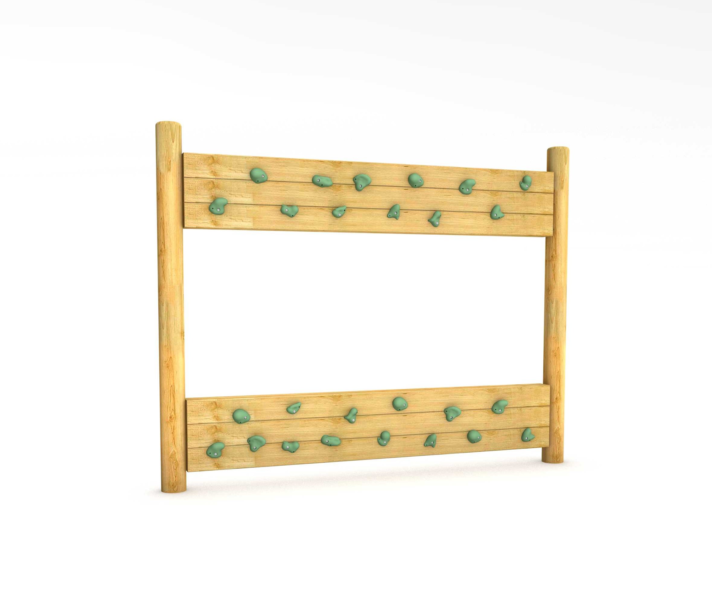 Dual Panel Climbing Wall - Low Level