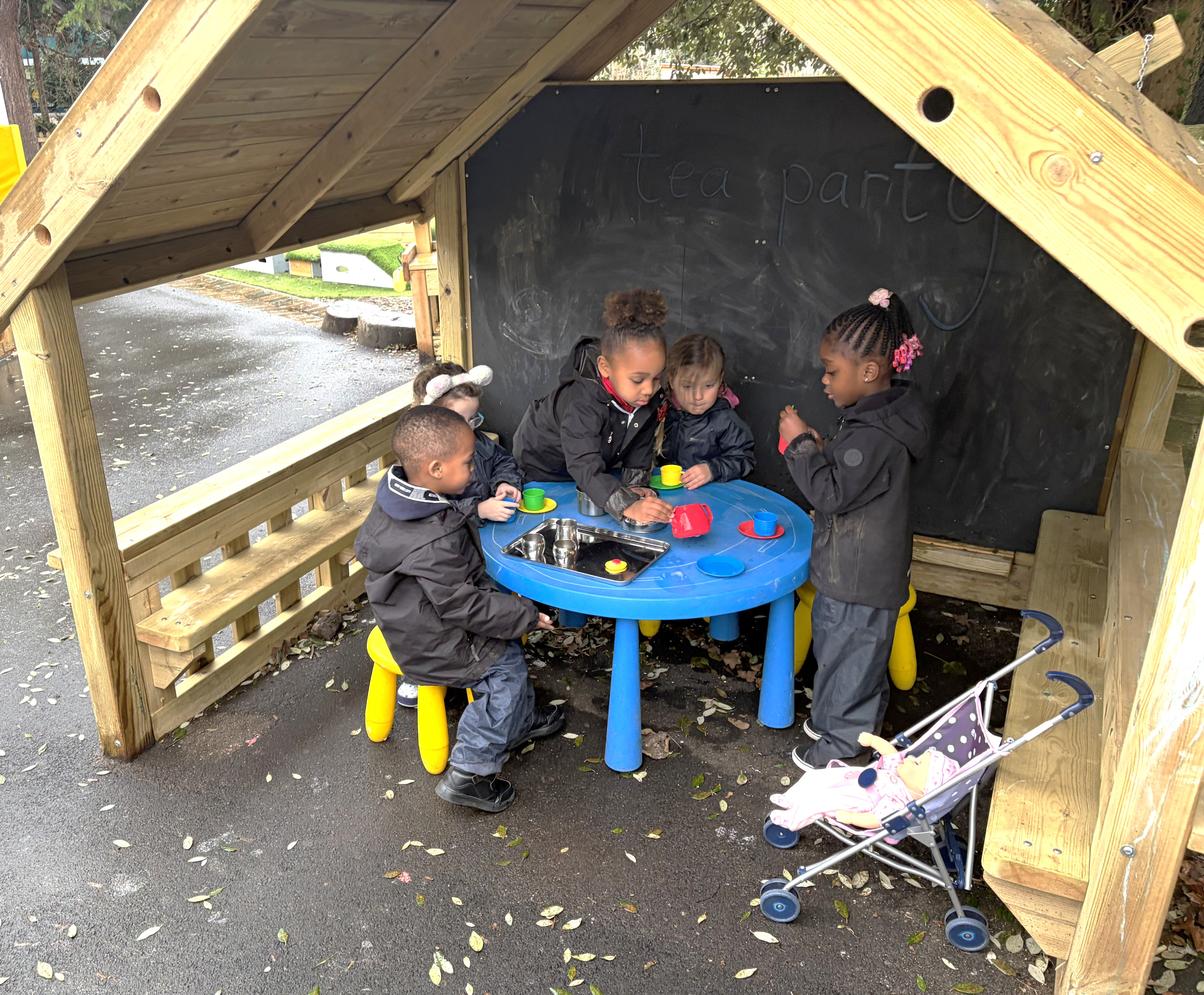 Playhouse collaborative play