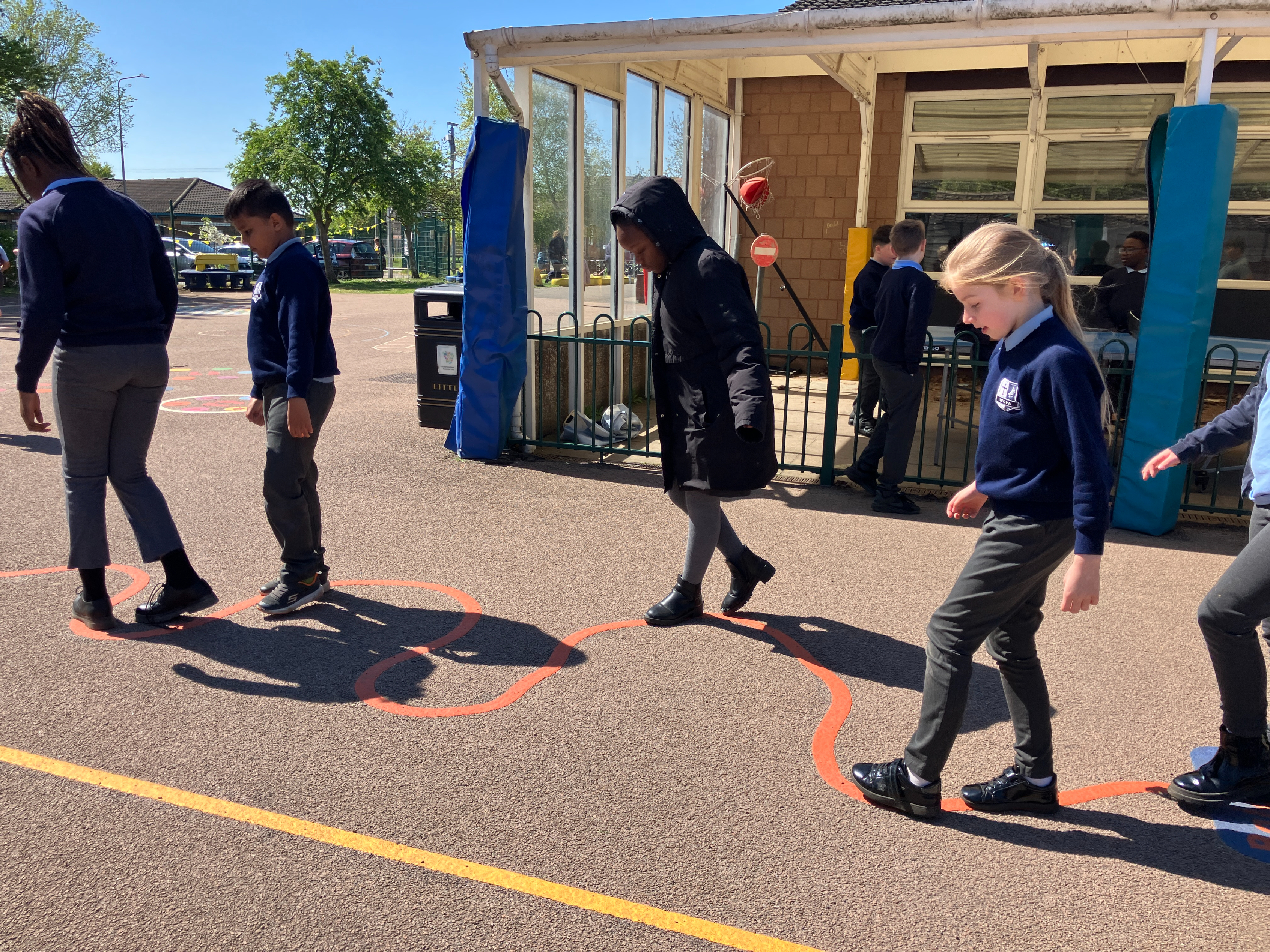 West Grantham Primary Academy: Playground Markings