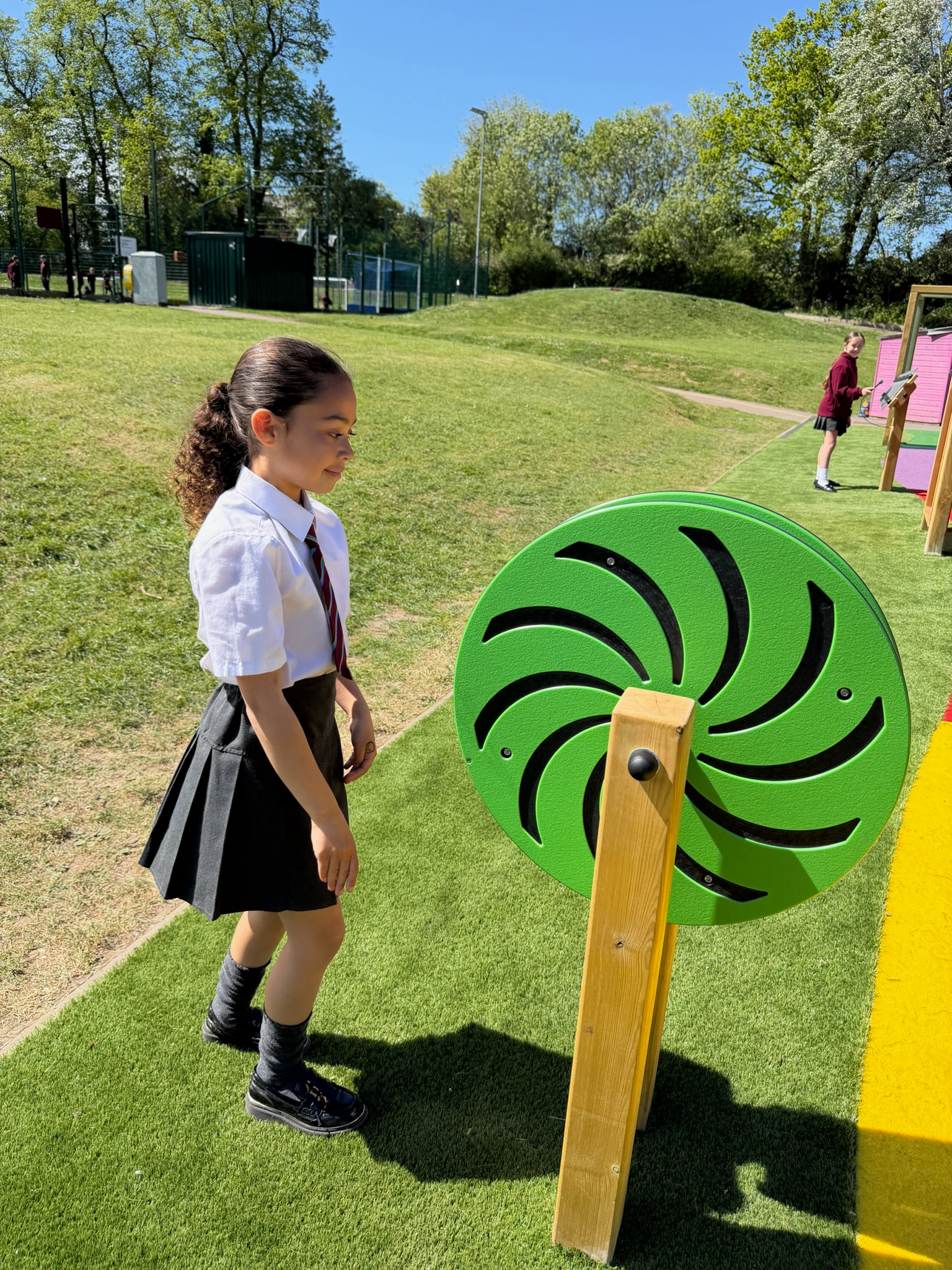 Playground Musical Instruments: Rain Wheel