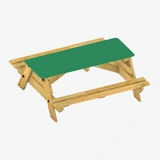 EYFS Picnic Table with Solid Top