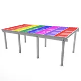 Canopy with Coloured Roof Panels